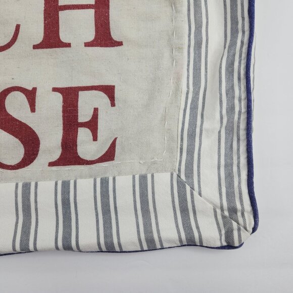 Bella Lux Pillow Cover Beach House Coastal Collection Lumbar 14" x 26" - Picture 3 of 9